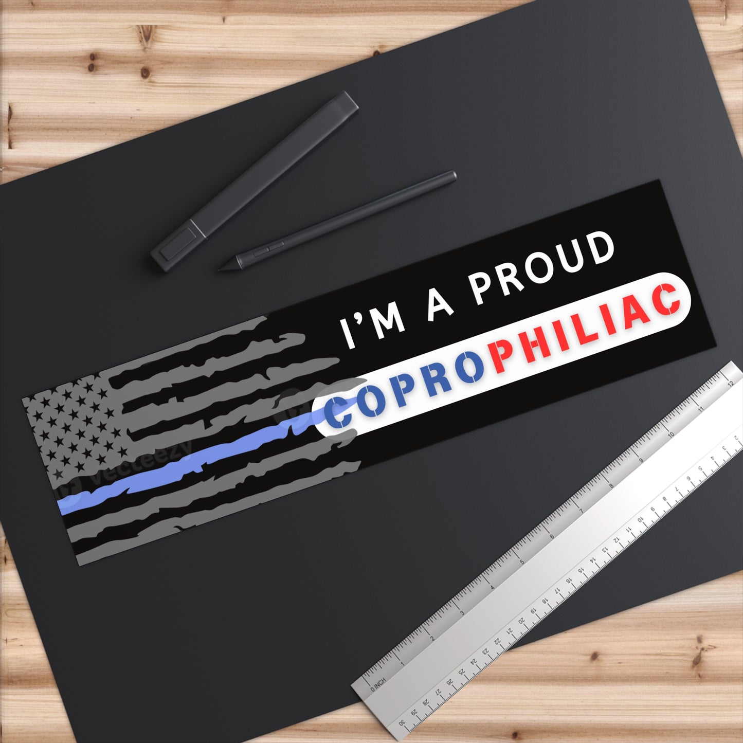 Bumper StickersPaper productsThe Proud CoprophiliacUse indoors or outdoors with total peace of mind as each bumper sticker is made with thick vinyl material that has been laminated for top-tier durability against watBumper Stickers